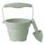 Seau pliable en silicone avec truelle – jouet de jardin et de plage souple et coloré bleu pastel+Light dusty purple+Midnight blue+Sage green+Vert menthe 9 - vertbaudet enfant 