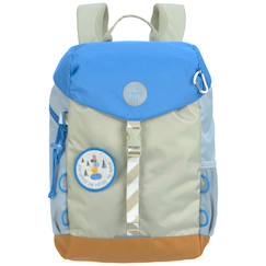 Grand sac à dos outdoor sunny explorer vert et bleu  - vertbaudet enfant