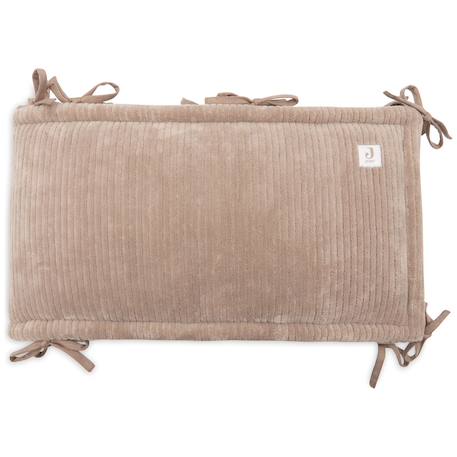 Tour de lit cloudy rib oatmeal (pour lits 60 x 120 ou 70 x 140 cm) Ecru+Marron 8 - vertbaudet enfant 