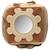 Cube d'activités kangaroots Ecru, jaune, marron 5 - vertbaudet enfant 
