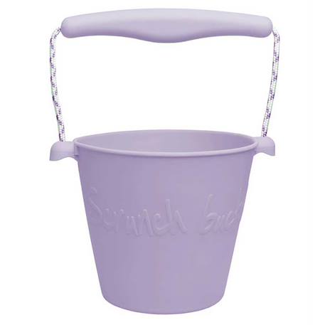 Seau de plage en silicone souple Bleu+Bleu gris+Blue+Dark moss green+Grey+Gris+Mint+Mustard+Orange+Petrol blue+Purple+Red+Rose+Rouge cerise+Sage green+Violet 47 - vertbaudet enfant 