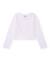 T-shirt fille en maille avec applications brillantes Blanc 1 - vertbaudet enfant 