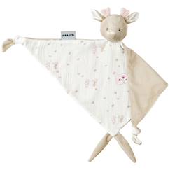 -Maxi doudou biche blanc-sable