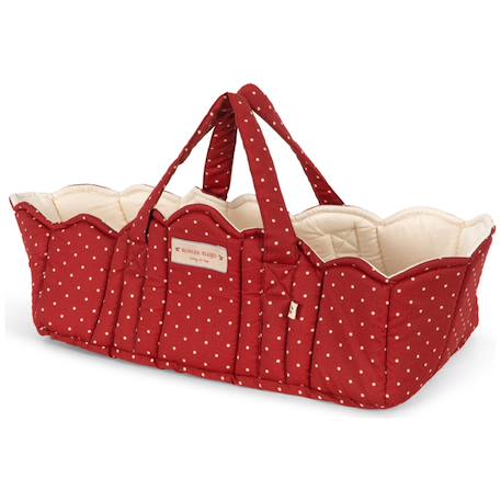 Couffin pour poupée fraise à pois Rouge, blanc 1 - vertbaudet enfant 