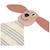 Doudou plat animalier Beige+Lila+Vert 15 - vertbaudet enfant 