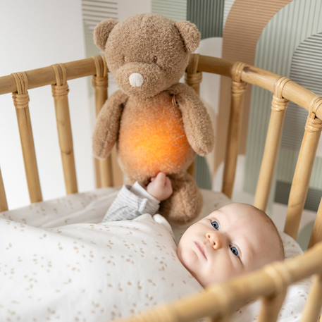 Peluche veilleuse sleepy teddy ours caramel Beige+Marron 9 - vertbaudet enfant 