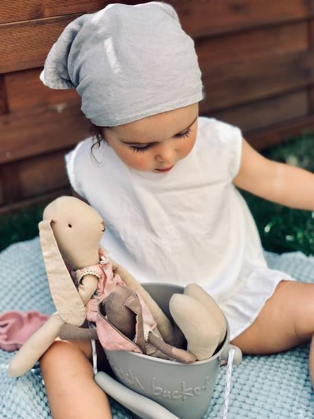 Seau de plage en silicone souple Bleu+Bleu gris+Blue+Dark moss green+Grey+Gris+Mint+Mustard+Orange+Petrol blue+Purple+Red+Rose+Rouge cerise+Sage green+Violet 21 - vertbaudet enfant 