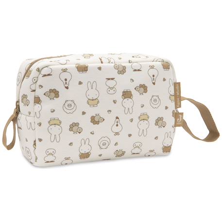 Trousse de toilette miffy family farm Ecru, marron, jaune 1 - vertbaudet enfant 