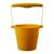 Seau de plage en silicone souple Bleu+Bleu gris+Blue+Dark moss green+Grey+Gris+Mint+Mustard+Orange+Petrol blue+Purple+Red+Rose+Rouge cerise+Sage green+Violet 25 - vertbaudet enfant 