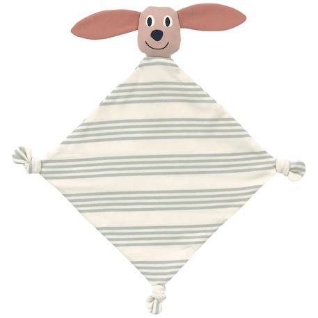 Doudou plat animalier Beige+Lila+Vert 13 - vertbaudet enfant 