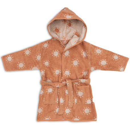Peignoir en jacquard sun (1-2 ans) Corail, beige 1 - vertbaudet enfant 