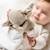 Doudou câlin fanfan l'éléphant blanc crème (27 cm) Beige, blanc 2 - vertbaudet enfant 