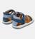Sandales garçon cuir bicho twins Bleu marron 4 - vertbaudet enfant 