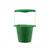 Seau de plage en silicone souple Bleu+Bleu gris+Blue+Dark moss green+Grey+Gris+Mint+Mustard+Orange+Petrol blue+Purple+Red+Rose+Rouge cerise+Sage green+Violet 13 - vertbaudet enfant 