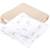 Set de 2 langes en gaze de coton motif lapin (70 x 70 cm) Blanc, beige 2 - vertbaudet enfant 