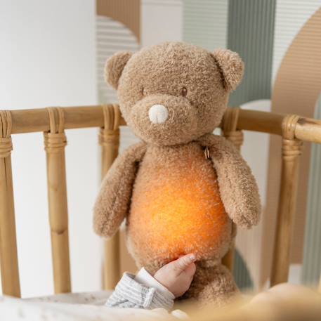 Peluche veilleuse sleepy teddy ours caramel Beige+Marron 8 - vertbaudet enfant 