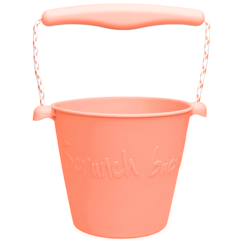 Jouet-Jeux de plein air-Seau de plage en silicone souple