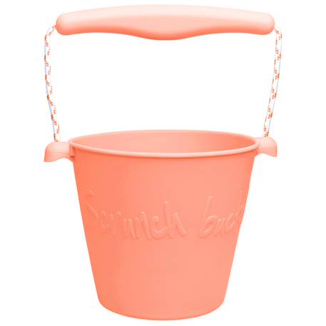 Seau de plage en silicone souple Bleu+Bleu gris+Blue+Dark moss green+Grey+Gris+Mint+Mustard+Orange+Petrol blue+Purple+Red+Rose+Rouge cerise+Sage green+Violet 34 - vertbaudet enfant 