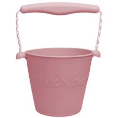 Jouet-Jeux de plein air-Seau de plage en silicone souple