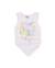 T-shirt fille en maille avec bas finition en pointe Blanc 1 - vertbaudet enfant 