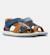 Sandales garçon cuir bicho twins Bleu marron 2 - vertbaudet enfant 