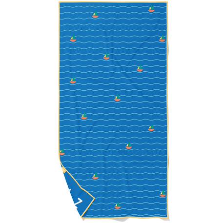 Serviette de plage 2 en 1 phare bleu (180 x 100 cm) Bleu, rouge, blanc 2 - vertbaudet enfant 
