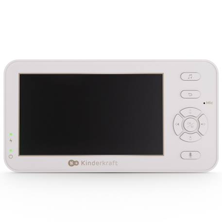 Babyphone Portable NITEEYE TRAVEL avec Écran 4,3 Pouces, Vision Nocturne, Audio Bidirectionnel et Mode VOX Blanc+Blanc, noir 9 - vertbaudet enfant 