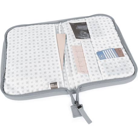 Protège Carnet de Santé Bébé en Polyester Recyclé Bleu 4 - vertbaudet enfant 