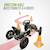 Kart à pédales enfants 3ans+,  Jeep Wrangler Green/black 4 - vertbaudet enfant 