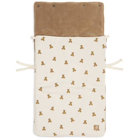 Nid d'ange passe sangle mini teddy bear (groupe 0+) Blanc, marron, noir 3 - vertbaudet enfant 