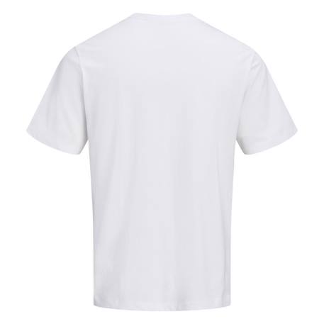 T-shirt garçon manches courtes blakevin Blanc+Noir 2 - vertbaudet enfant 