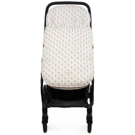 Chancelière été botton fleurs Beige 1 - vertbaudet enfant 