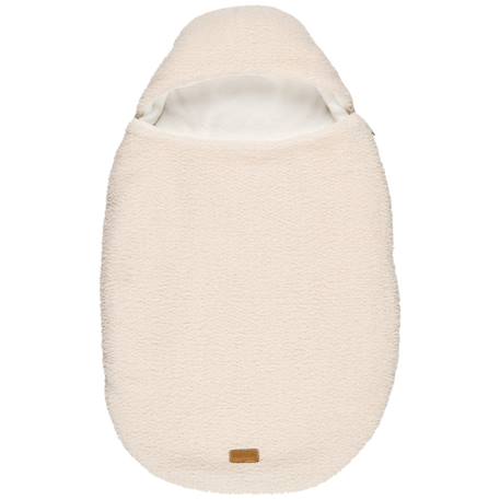 Nid d'ange passe sangle teddy ecru (0-6 mois) Ecru 1 - vertbaudet enfant 