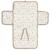 Tapis à langer nomade miffy family farm Ecru, marron, jaune 3 - vertbaudet enfant 