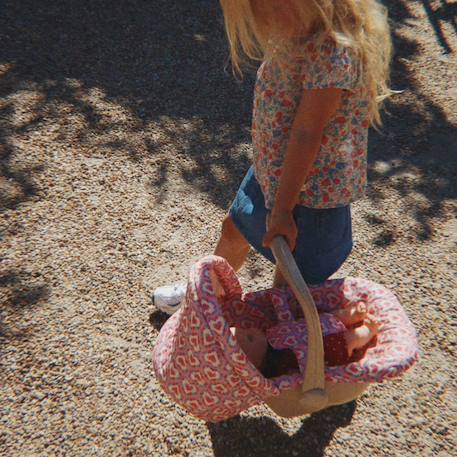 Siège-auto pour poupée felice rose Rose, jaune, bleu 6 - vertbaudet enfant 