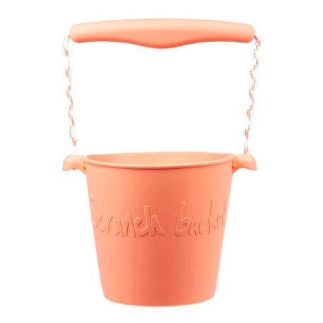 Seau de plage en silicone souple Bleu+Bleu gris+Blue+Dark moss green+Grey+Gris+Mint+Mustard+Orange+Petrol blue+Purple+Red+Rose+Rouge cerise+Sage green+Violet 35 - vertbaudet enfant 