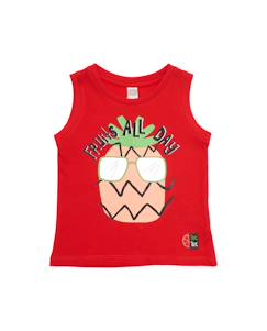 T-shirt garçon en maille avec motif ananas  - vertbaudet enfant