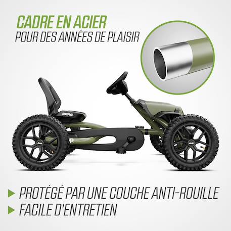 Kart à pédales enfants 3ans+,  Jeep Wrangler Green/black 5 - vertbaudet enfant 
