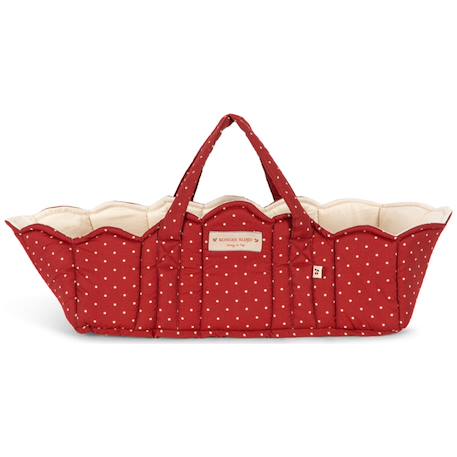 Couffin pour poupée fraise à pois Rouge, blanc 2 - vertbaudet enfant 