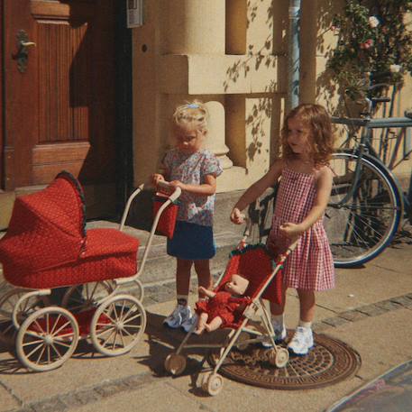 Poussette pour poupée fraise dot Rouge, blanc 6 - vertbaudet enfant 