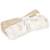 Set de 2 langes en gaze de coton motif lapin (70 x 70 cm) Blanc, beige 1 - vertbaudet enfant 
