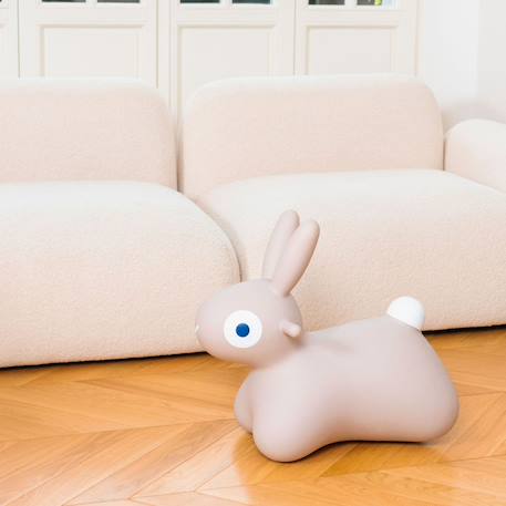 Ballon sauteur hoppi lapin bleu Beige, blanc+Bleu 5 - vertbaudet enfant 