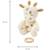 Peluche musicale lapin en tissu doux avec mélodie intégrée Beige+Ecru, marron 5 - vertbaudet enfant 
