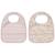 Lot de 2 bavoirs plastifiés flower fairies Rose, violet, jaune 2 - vertbaudet enfant 