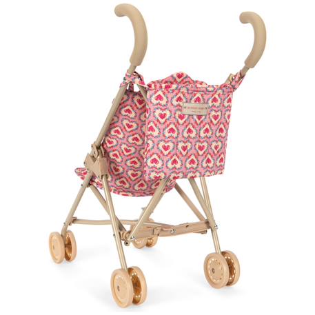Poussette pour poupée felice rose Rose, jaune, bleu 2 - vertbaudet enfant 