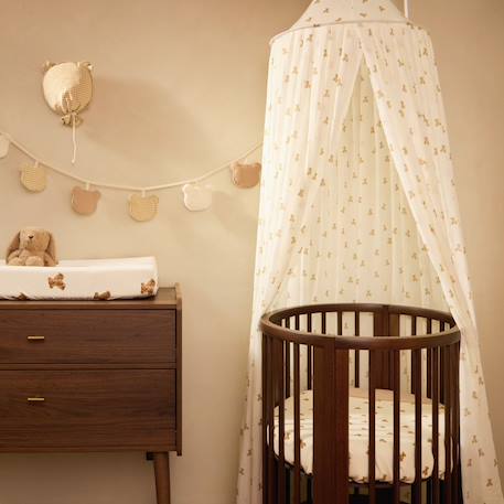Ciel de lit mini teddy bear (245 cm) Blanc, beige, marron 3 - vertbaudet enfant 