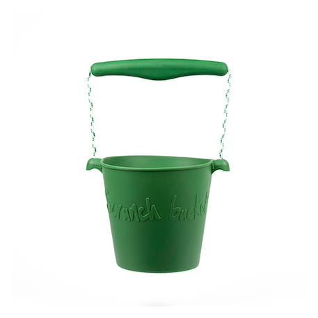 Seau de plage en silicone souple Bleu+Bleu gris+Blue+Dark moss green+Grey+Gris+Mint+Mustard+Orange+Petrol blue+Purple+Red+Rose+Rouge cerise+Sage green+Violet 14 - vertbaudet enfant 