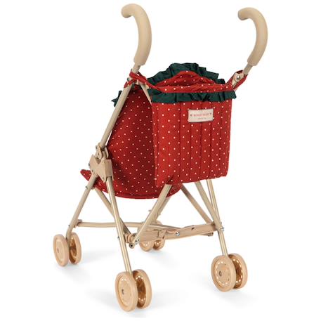 Poussette pour poupée fraise dot Rouge, blanc 2 - vertbaudet enfant 