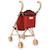 Poussette pour poupée fraise dot Rouge, blanc 2 - vertbaudet enfant 