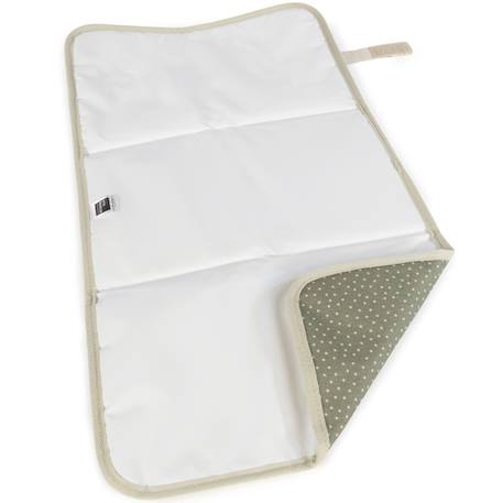Matelas à langer pliable et imperméable – confortable, pratique et facile à transporter Cannelle, écru+Vert, écru 6 - vertbaudet enfant 